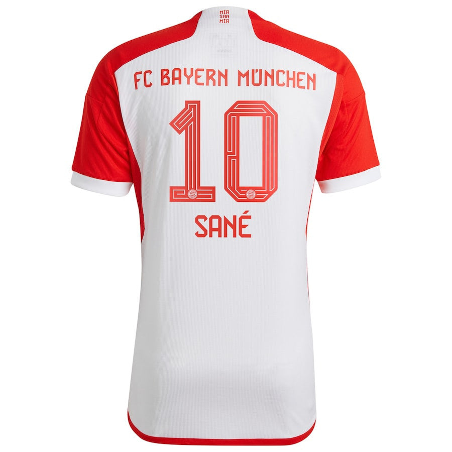 Leroy Sané 10 Bayern Munich 2023/24 Home Men Jersey - White