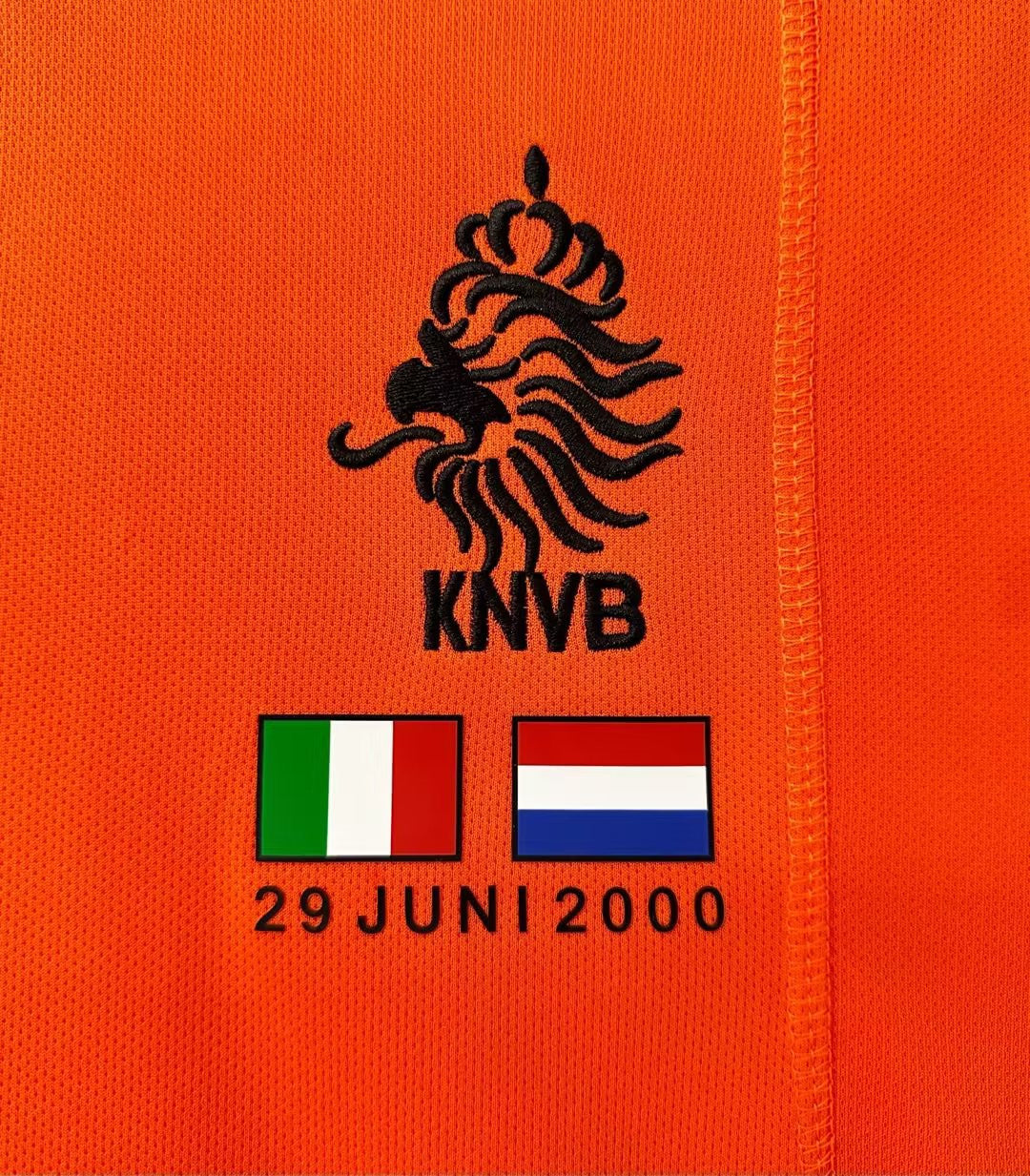 Netherlands 2000 Home Retro Jersey - Men, Orange